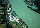 Sportboothäfen Marbach (li.) und Krummnußbaum (re.), Donau-km 2050 : Sportboothafen, Hafen, Binnenschiff